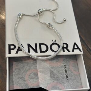 Pandora Moments Snake Chain Slider Bracelet